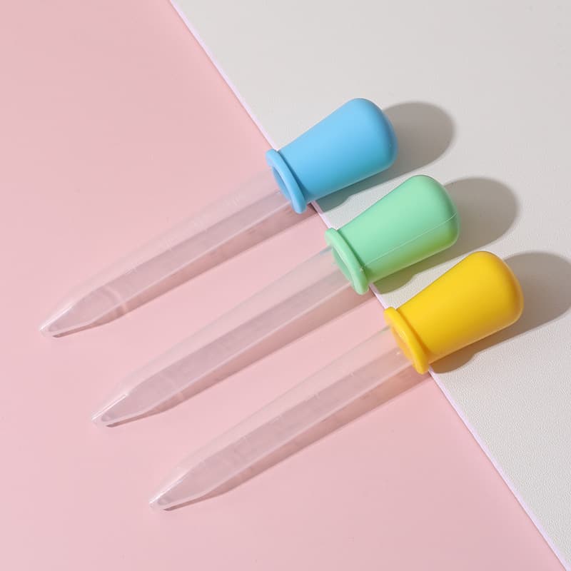 Dispensador de medicamentos infantis, escala de pipeta, canudo universal, design simples e elegante, 5 ml - imagem 5