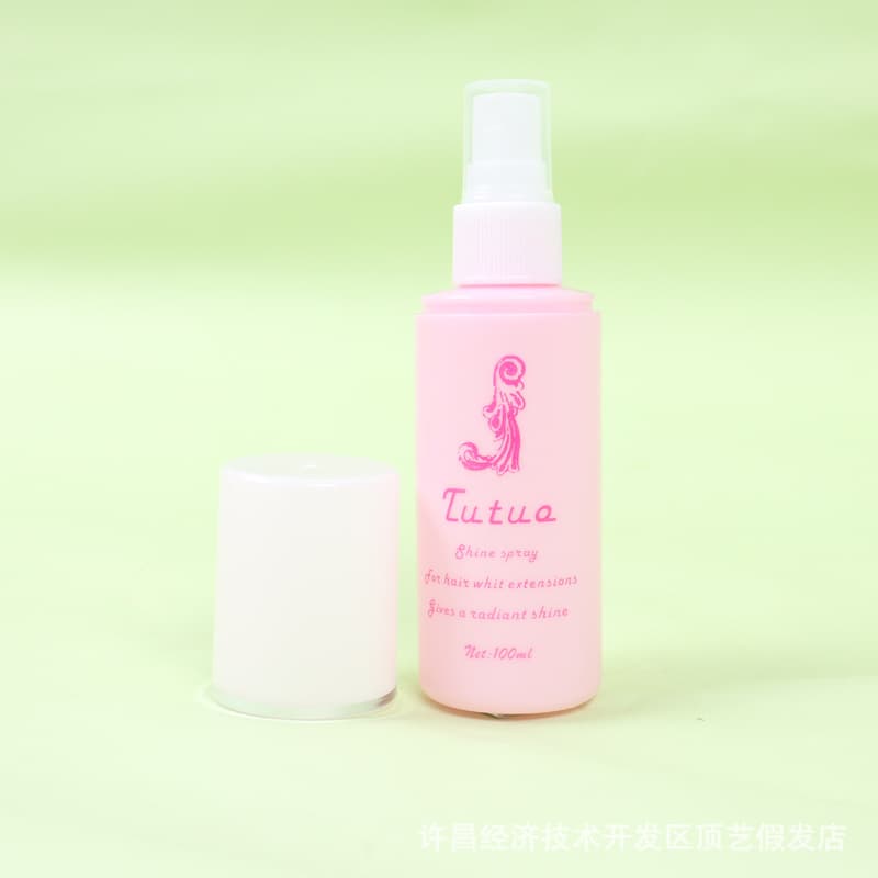 Peruca médica feita de cabelo real, condicionador e spray - imagem 4