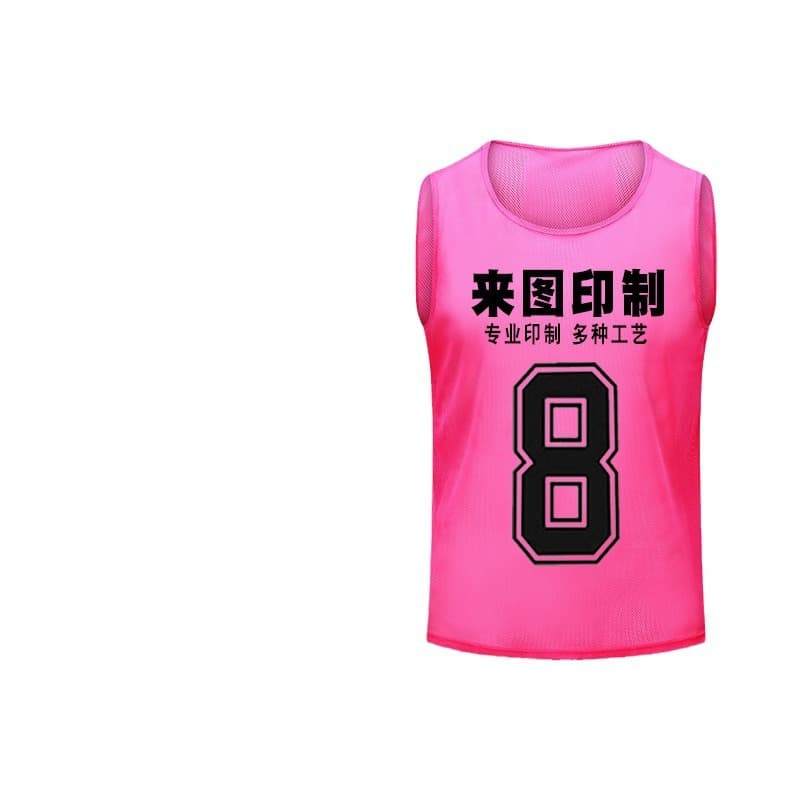 Uniformes de confronto de treinamento de futebol de malha grande e pequena uniformes de número de equipe infantil coletes publicitários e fabricante de coletes personalizados ogo - imagem 6