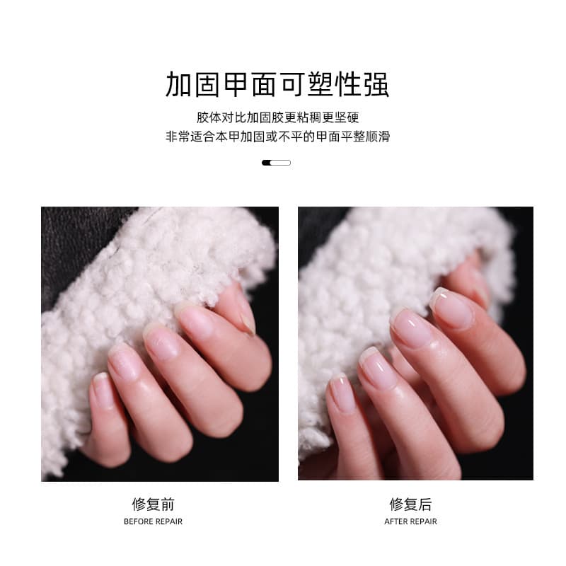 Vendeeni cola de nivelamento de estilo russo, cola de reforço de manicure, modelagem preenche a superfície irregular da superfície da unha, fototerapia, cola de leite, cola de esmalte - imagem 5