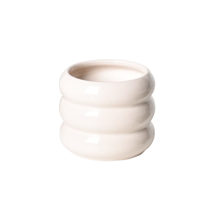 Vaso pequeno criativo de cerâmica branca, celebridade da internet, design simples e elegante, orquídea - imagem 6