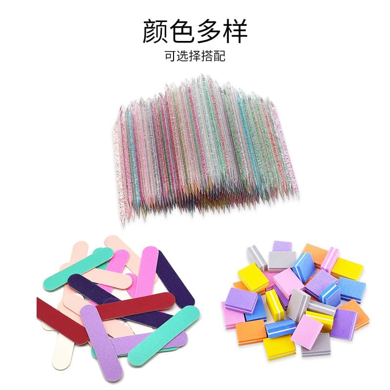 Adesivos de unhas para alisamento de cabelo, conjunto de materiais, conjunto de ferramentas de manicure para manicure, (Física) - imagem 4