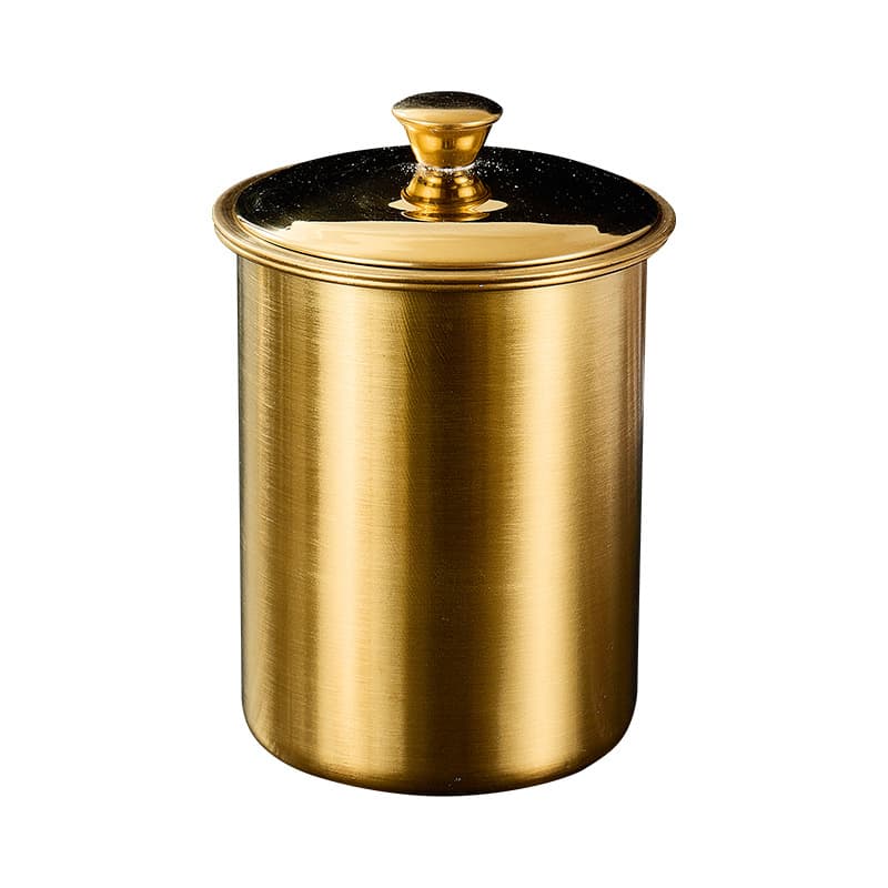 (Comércio transfronteiriço), cinzeiro dourado em aço inoxidável para hotel, sistema de armazenamento de alta qualidade - imagem 6