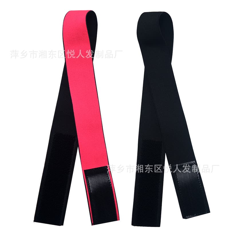 [Wig, fuchsia two-color elastic headband, Amazon, on elastic band, with your logo imprint] - imagem 3