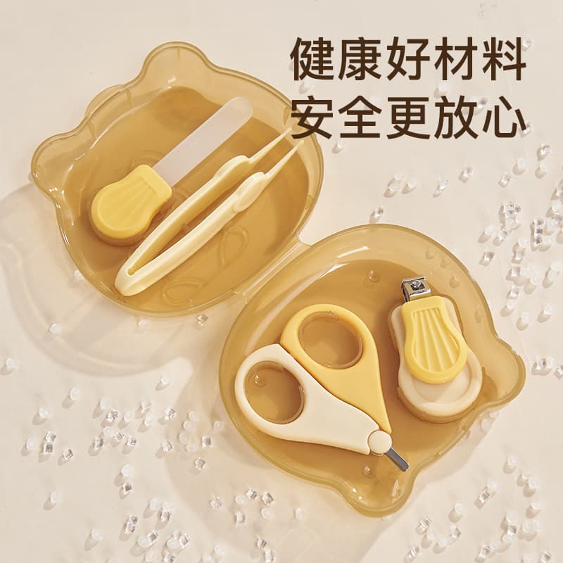 Tesoura de unha infantil, conjunto seguro para manicure desde tenra idade para recém-nascidos - imagem 5