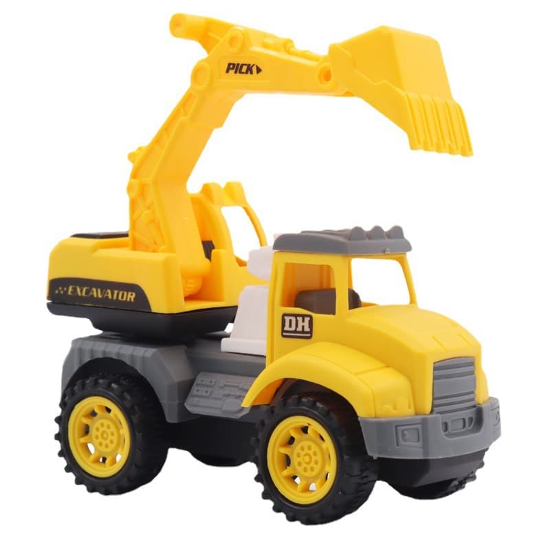 Carro de brinquedo de inércia, conjunto realista, escavadeira, modelo de carro, caminhão de bombeiros - imagem 6