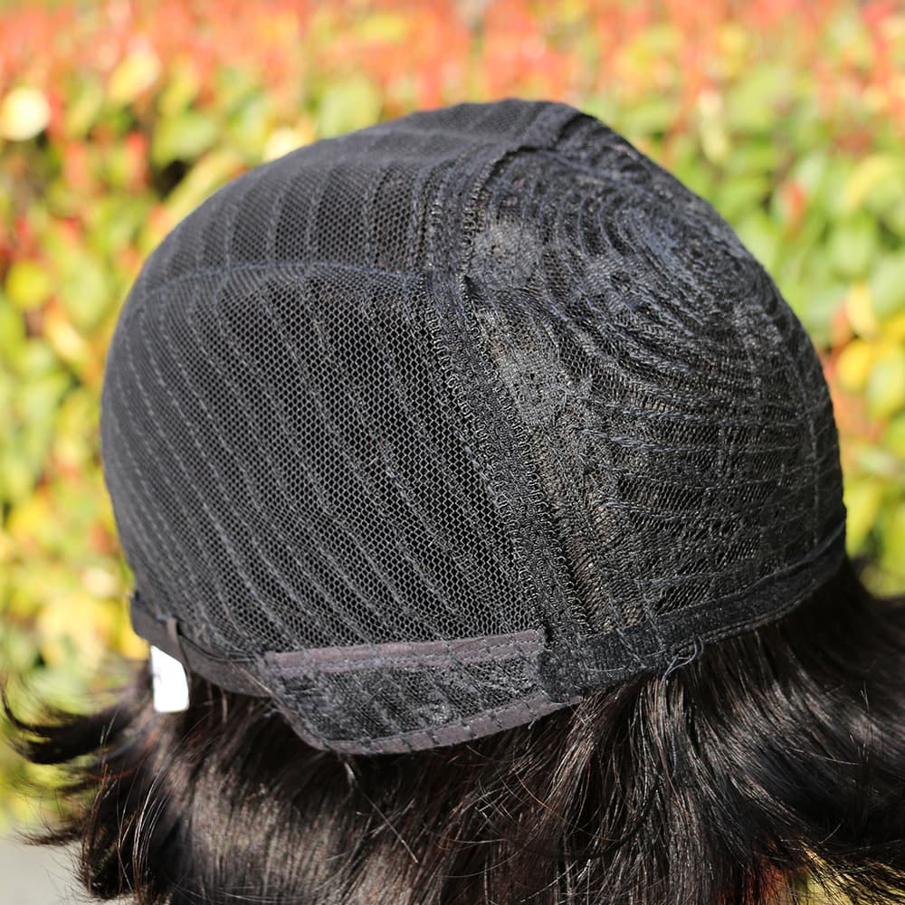 潺秀 Peruca de cabelo humano de comércio exterior africano cabelo curto totalmente usinado chapelaria humanhair perucas de corte pixie - imagem 3