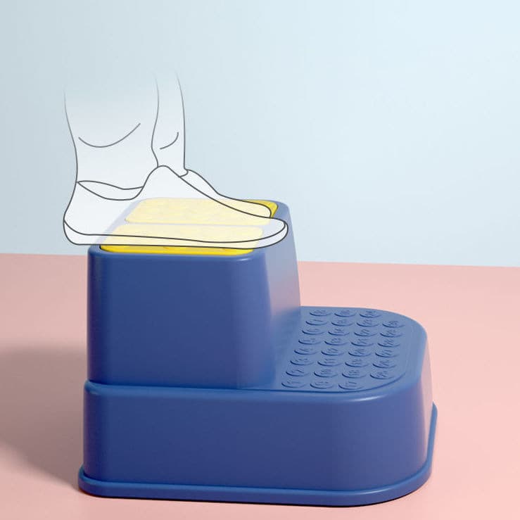 Repousa-pés higiénico antiderrapante infantil para lavar o rosto - imagem 5