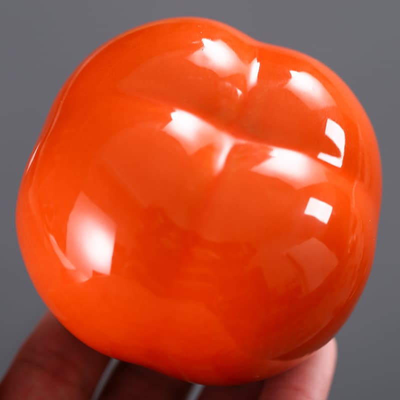 Lata de chá de caqui, lata de doces de casamento ruyi de caqui, lata de doces de presente de casamento, caixa de doces de cerâmica pequena loja feliz, preço especial - imagem 4