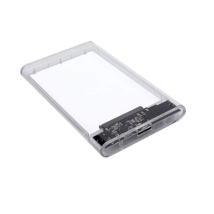 Máquina de estado sólido ssd transparente, notebook de 2.5 polegadas, porta serial sata, usb 3.0, caixa de disco rígido móvel de alta velocidade - imagem 1