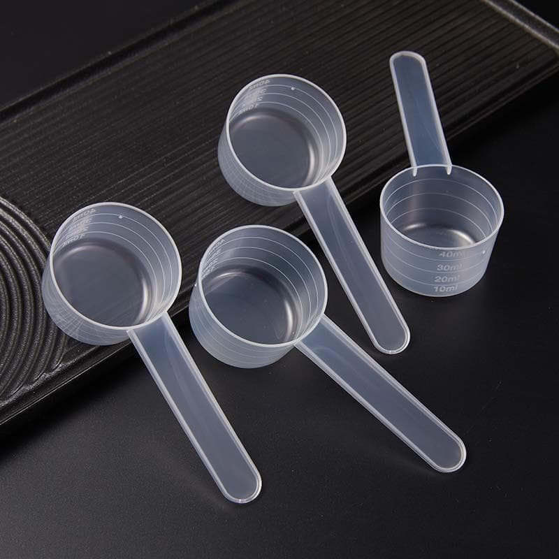 Colher medidora de plástico, copo medidor, sabão em pó, gel, máscara facial dimensionada - imagem 2