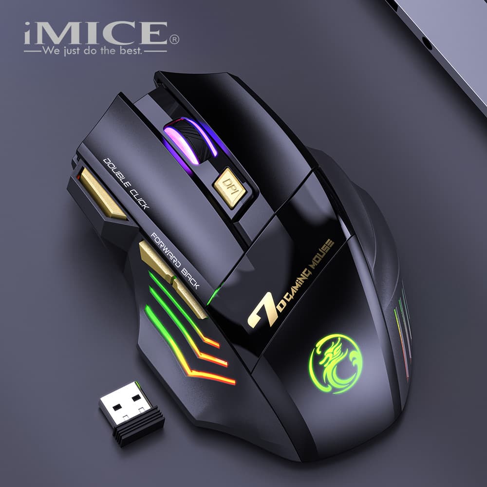 IMICE Carregamento silencioso da lâmpada respiratória, mouse, fornecimento direto da fábrica, 4G - imagem 5