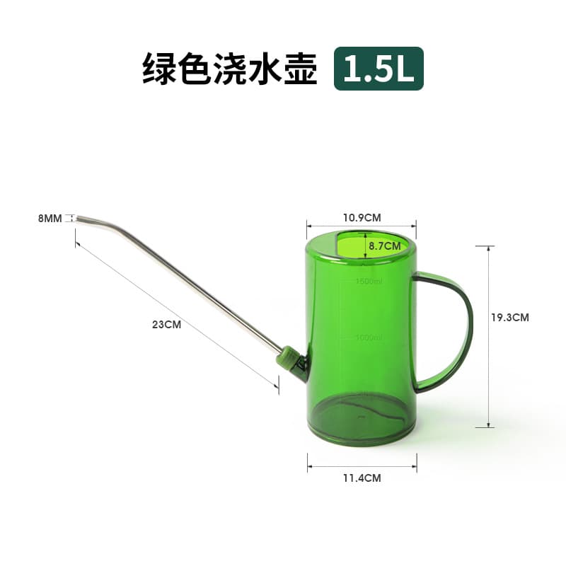 Bule de aço inoxidável, vaso transparente, pulverizador espaçoso - imagem 11