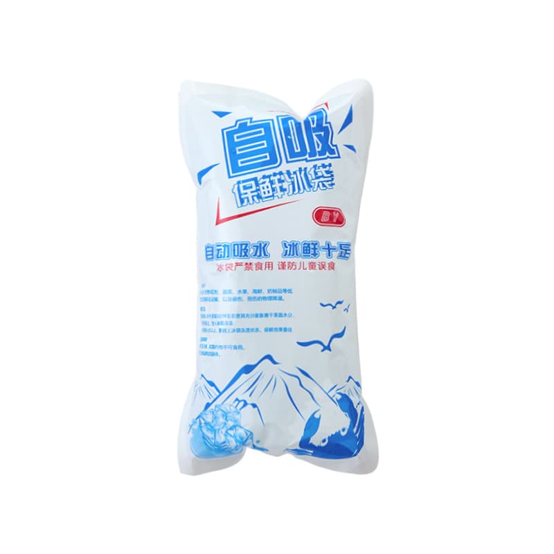 Saco de gelo de água autoabsorvente, saco de gelo descartável de frutas frescas expresso, fresco e refrigerado, reutilizável sem água - imagem 9