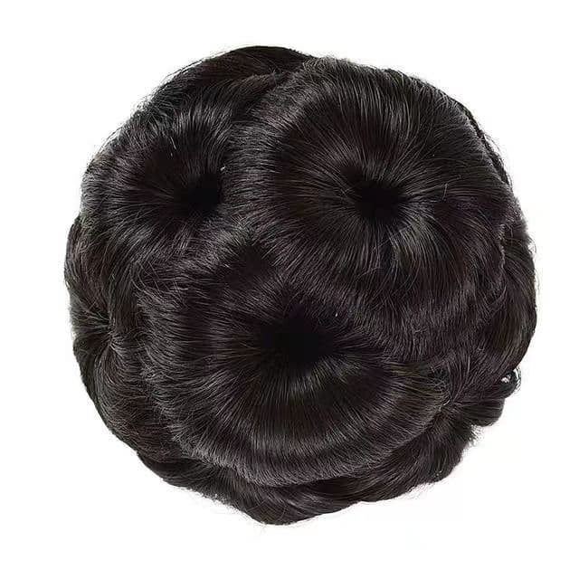 Peruca de virilha feminina, bolsa de peruca de nove flores com prendedor, peruca de cabelo de noiva trançada feminina - imagem 6