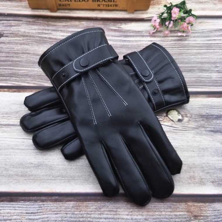 Luvas de lã de viagem quentes de poliuretano de inverno - imagem 1