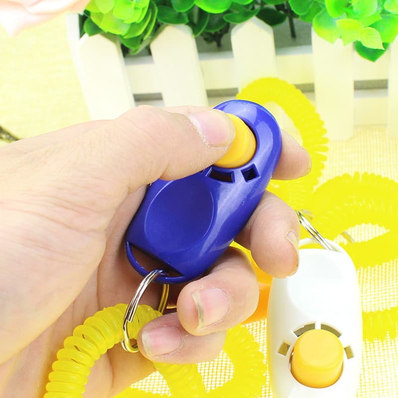 Atacado pet clicker treinador de cães treinamento de cães clicker dispositivo de treinamento de cães suprimentos de treinamento de cães apito - imagem 4