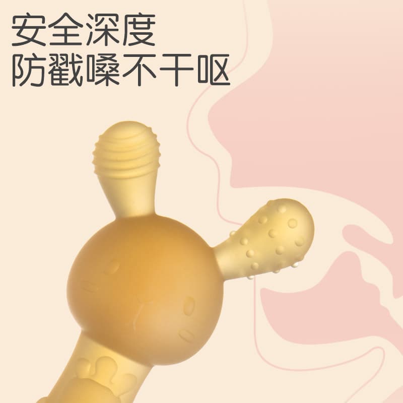 Mordedor infantil de silicone, apazigua brinquedo de mastigar, dentição - imagem 5