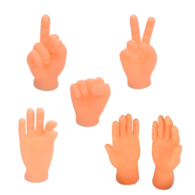 Luvas de borracha, massageador, brinquedo engraçado, celebridade da internet - imagem 6