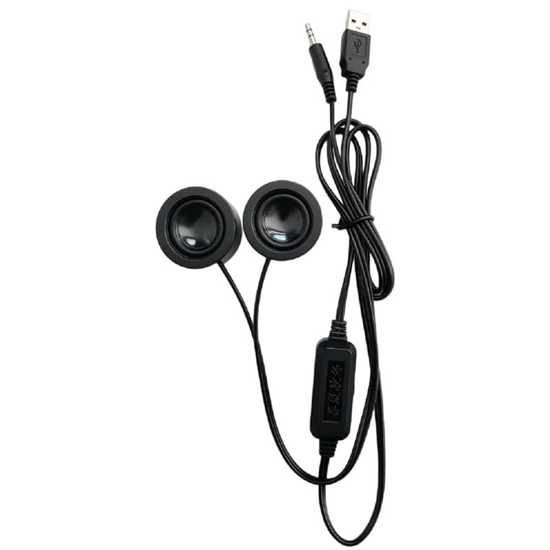 4 euro 6w alto-falantes duplos pretos transparentes alto volume adesivo pequenos alto-falantes cabo usb acessórios da máquina mini pequenos alto-falantes - imagem 6
