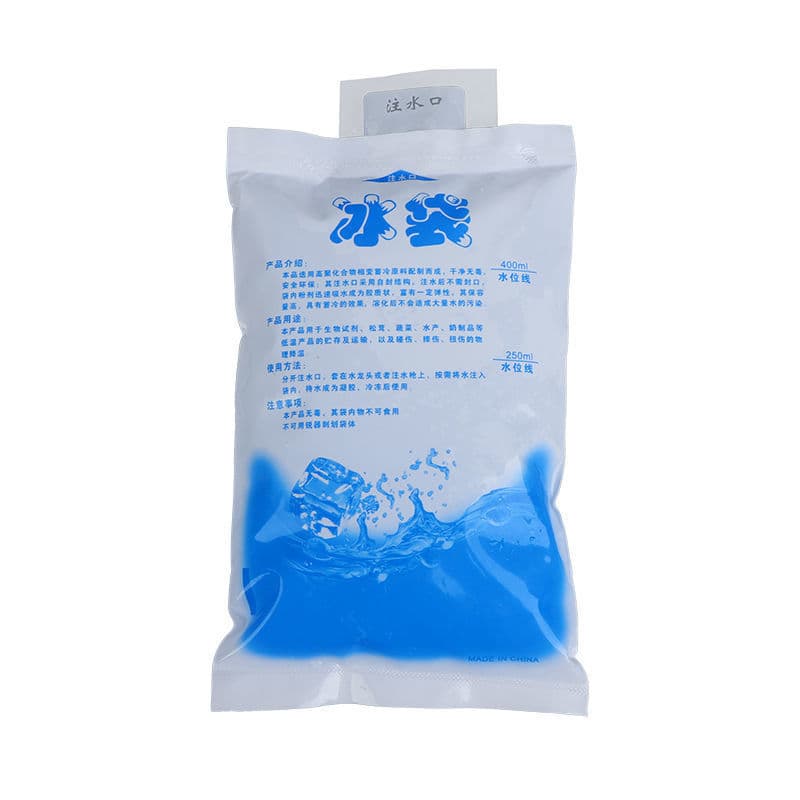 Saco de gelo de água autoabsorvente, saco de gelo descartável de frutas frescas expresso, fresco e refrigerado, reutilizável sem água - imagem 17