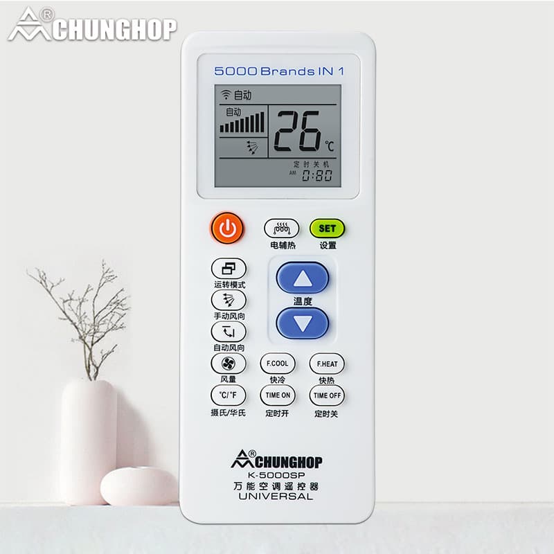 Zhonghe 5000-em-1 universal ar condicionado controle remoto K-SP caixa de cor universal conjunto-livre fabricante atacado infravermelho - imagem 3