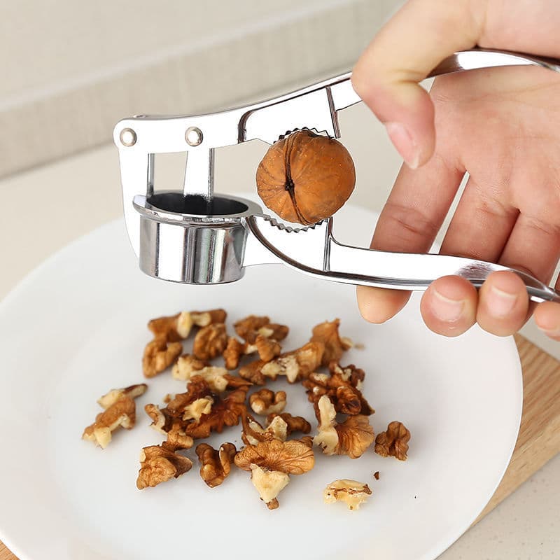 Espremedor de alho extra grande de liga de zinco doméstico três em um espremedor de alho manual ferramentas de cozinha atacado - imagem 4