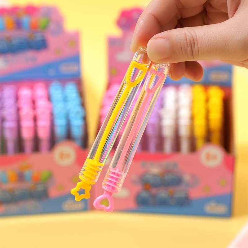 Mini tubo de ensaio bolha de água, 48 pacotes, tubo de ensaio portátil, varinha de bolha, brinquedo inquebrável, barraca de rua, mercado noturno, fabricante atacado - imagem 5
