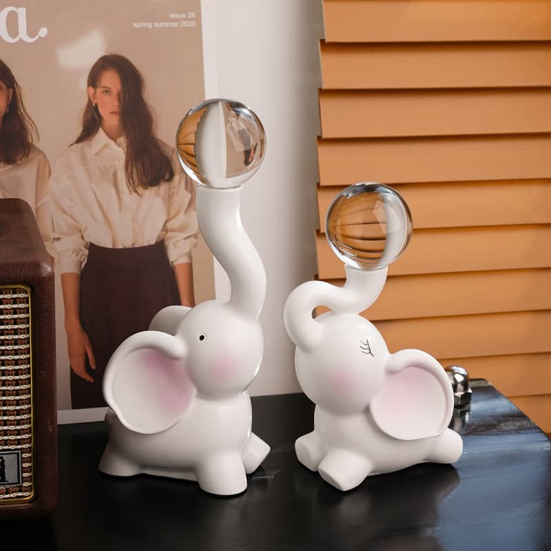 Beihanmei elefante nórdico ornamentos sala de estar armário de tv armário de vinho hall de entrada acessórios para casa presentes de inauguração transfronteiriço venda quente - imagem 4