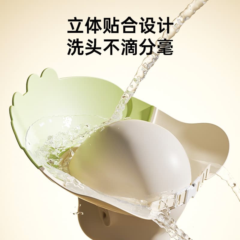Produto de higiene para bebês, touca de banho protetora, touca impermeável para bebês recém-nascidos, shampoo ajustável para lavagem de cabeça - imagem 5