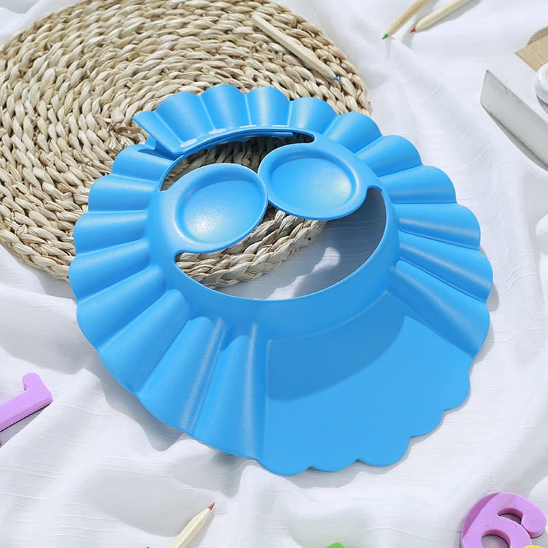 Produto de higiene ajustável para bebês, touca de banho, touca de bebê, shampoo, touca de cabelo à prova d'água - imagem 4