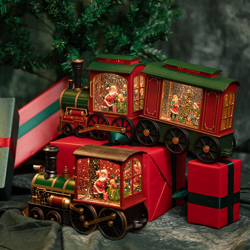 Trem de Natal, caixa de música, brinquedo, presente de aniversário - imagem 3
