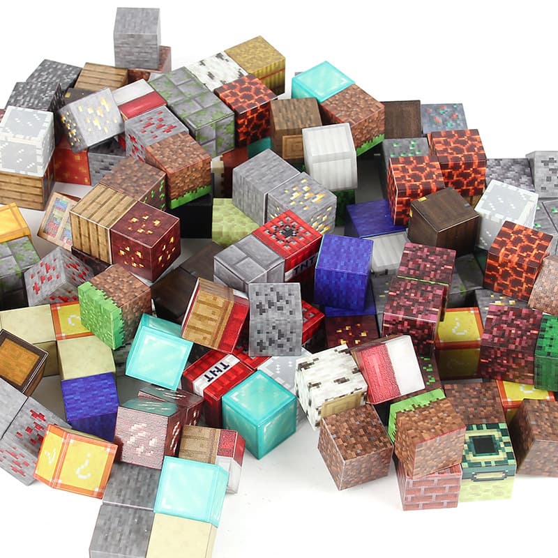 Fonte fabricante My Magnetic World Cube Building Blocks 90 estilos 2CM quebra-cabeça magnético tridimensional blocos de construção em massa - imagem 5