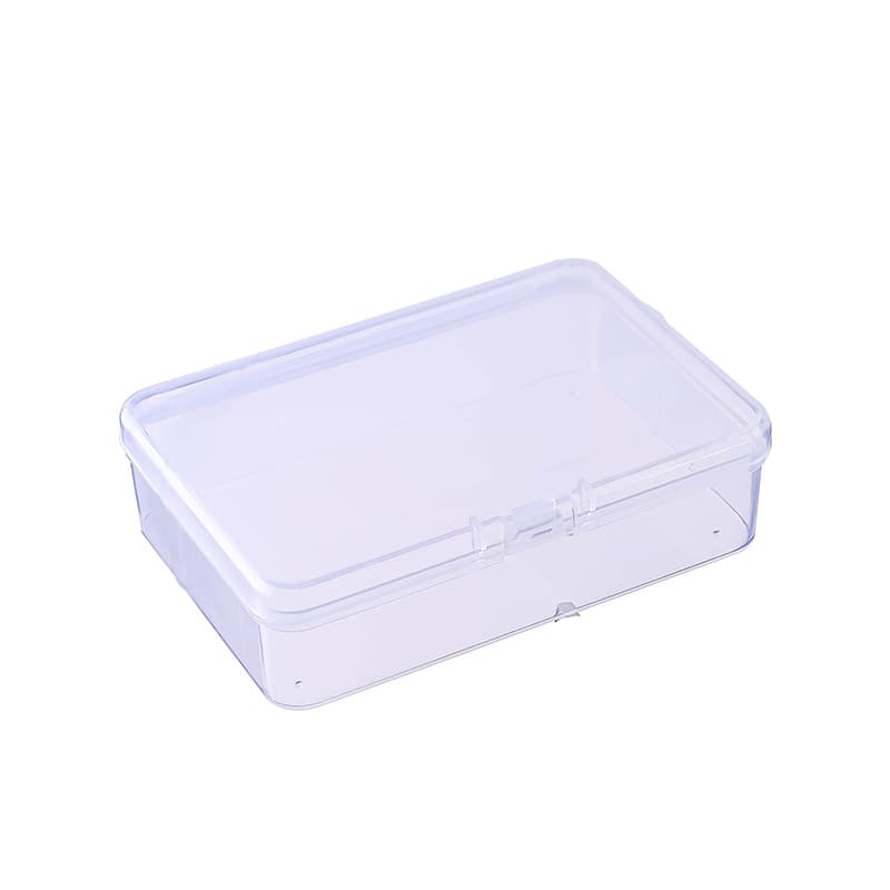 Sistema de armazenamento retangular transparente para manicure, brinquedos, caixa de armazenamento de plástico - imagem 6