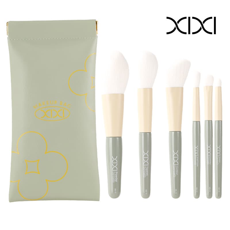 Pincel, pó solto para contorno, blush facial, 6 peças, conjunto completo - imagem 5