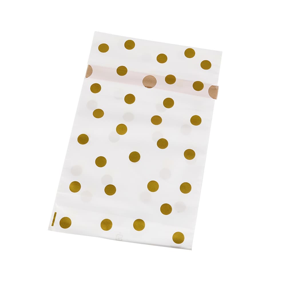 Saco de cordão de presente de bolinhas douradas, saco de embalagem de lanche de sobremesa, casamento, retorno de presente, bolso de grupo, atacado - imagem 5