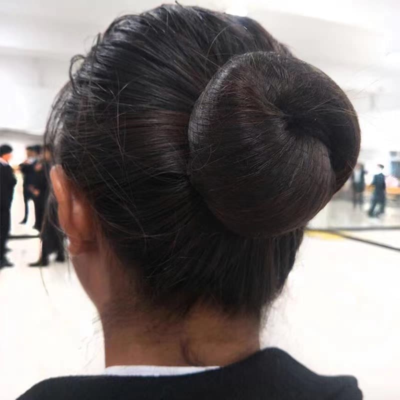 Malha de cabelo infantil invisível preta, grampo de cabelo, pacote - imagem 4