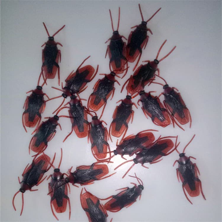 Baratas simuladas de Halloween, baratas falsas do Dia da Mentira, baratas realistas, fabricante de brinquedos de truque de Xiaoqiang no atacado - imagem 3