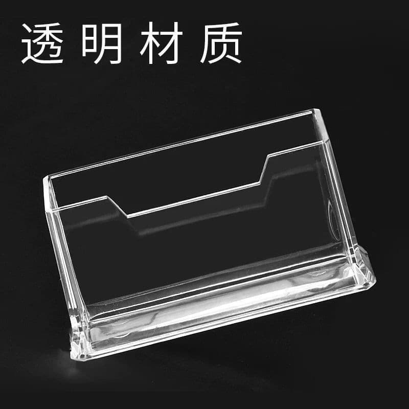 Cartões de mesa acrílicos para cartões de visita, caixa de armazenamento - imagem 5