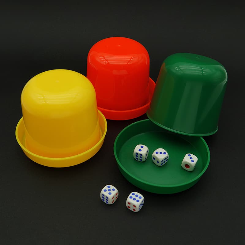Copo de dados para mãe e filha, selado em plástico, espesso, com tampa e fundo, copo de peneira, copo colorido com manivela, copo de plástico para dados, logotipo - imagem 3