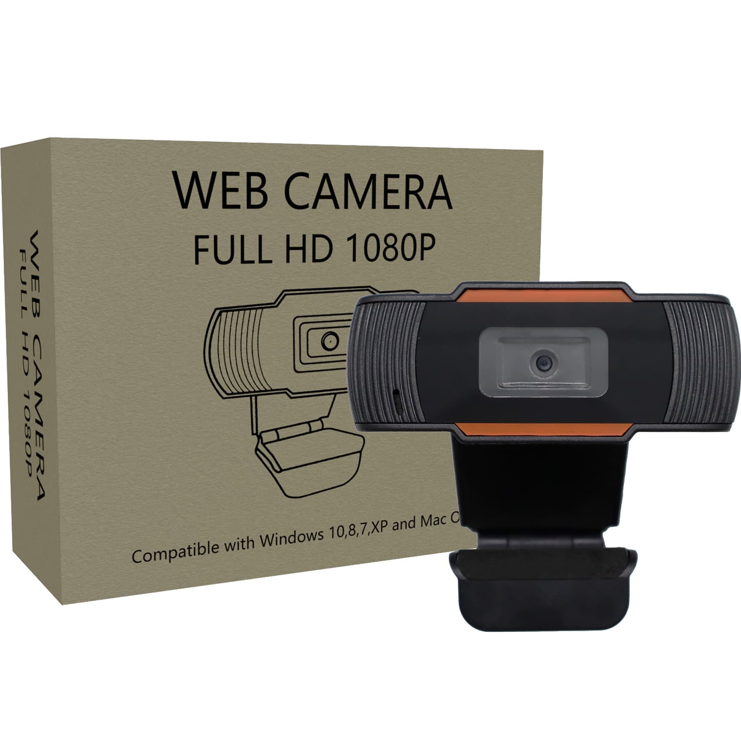 Câmera de computador sem driver USB local transfronteiriço 1080P web transmissão ao vivo HD videoconferência 2k - imagem 3