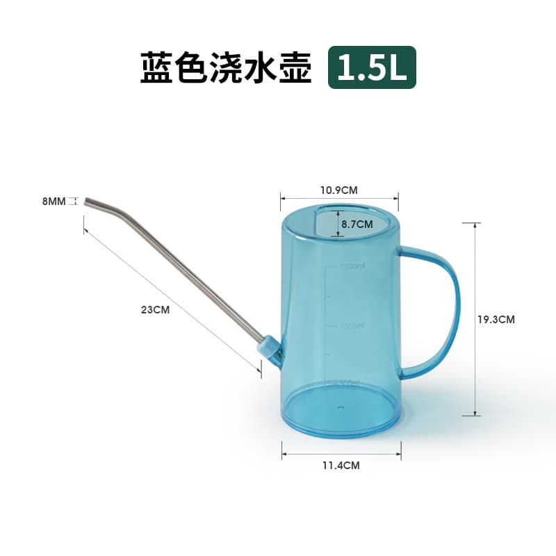 Bule de aço inoxidável, vaso transparente, pulverizador espaçoso - imagem 9