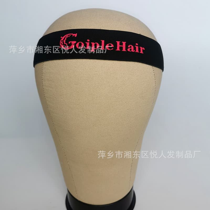 [Wig, fuchsia two-color elastic headband, Amazon, on elastic band, with your logo imprint] - imagem 4