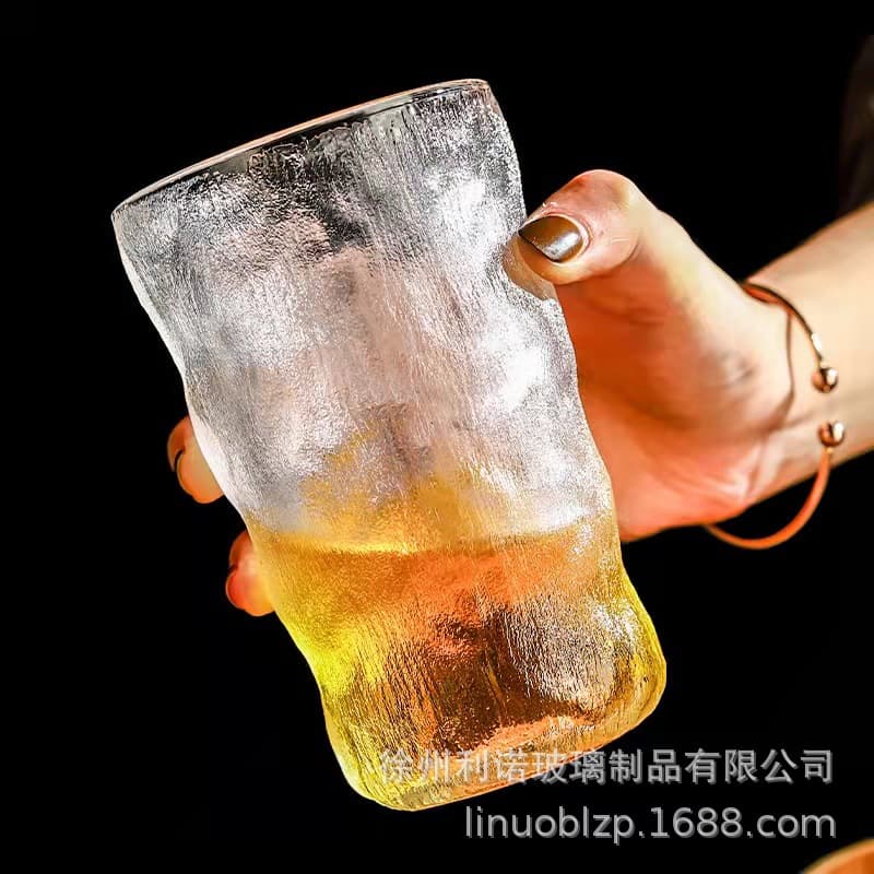 Xícara de chá japonesa espaçosa, copo de vinho, vidro fosco, design simples e elegante, presente de aniversário - imagem 4
