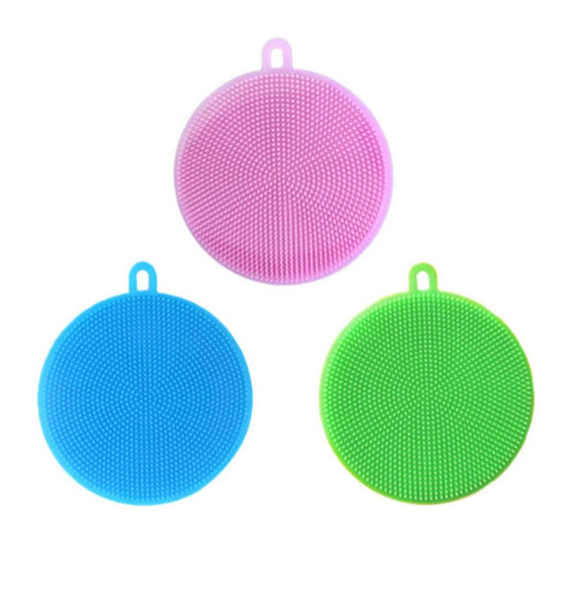 Pano de lavar louça multifuncional escova de silicone escova de lavar louça descontaminação de cozinha óleo antiaderente esfregão pano escovar escova de limpeza de panela - imagem 6