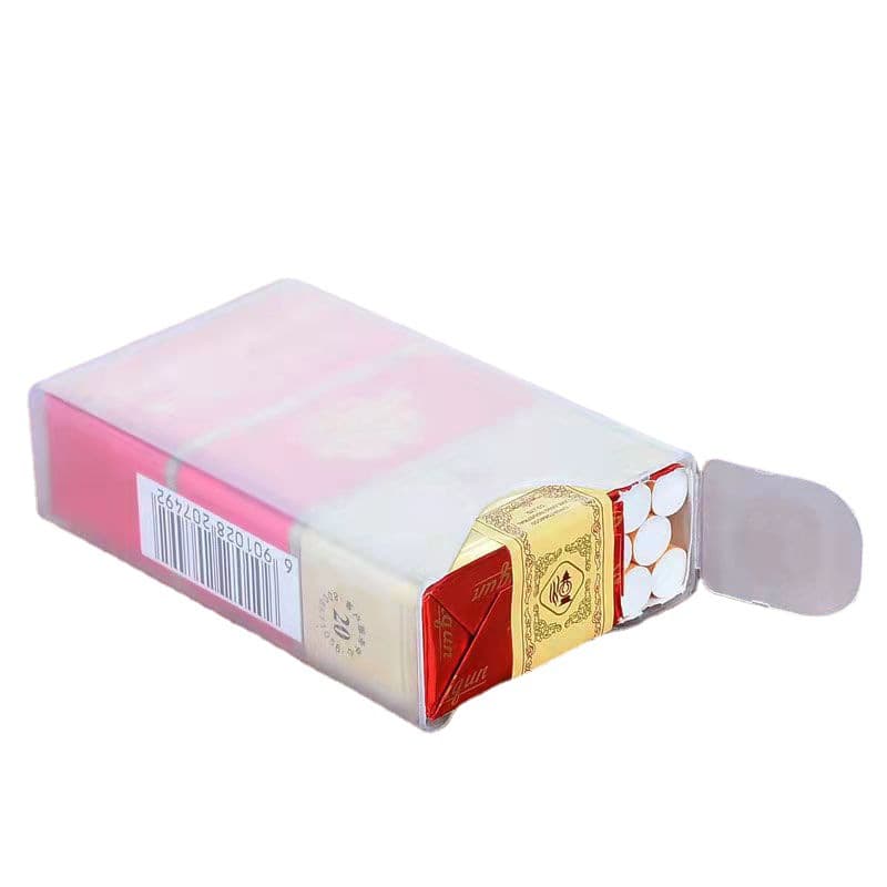 Cigarreira criativa de plástico fosco transparente para sair, fita adesiva, 20 peças - imagem 6