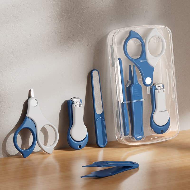 Tesoura de unhas infantil, conjunto para recém-nascidos para unhas - imagem 3
