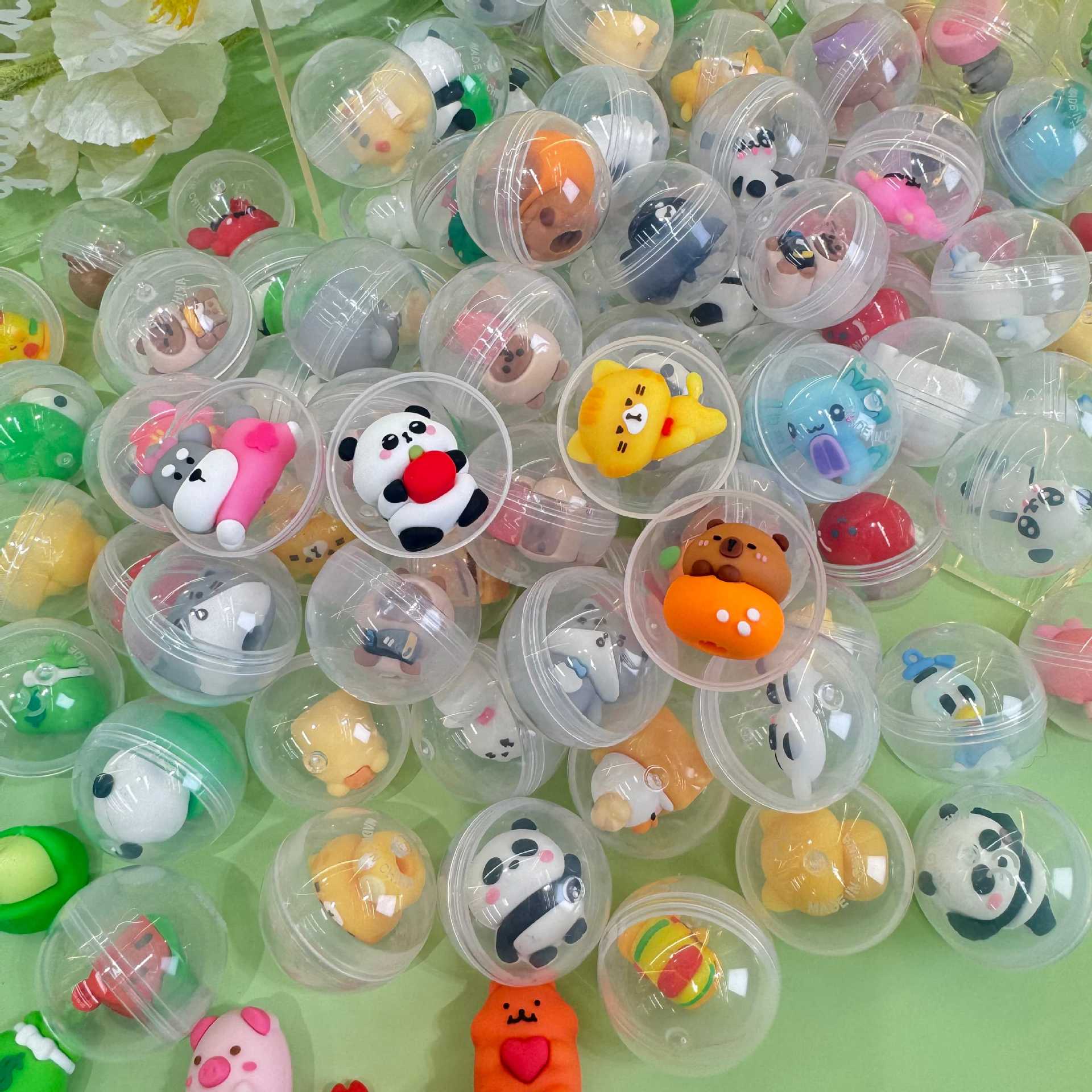 Boneca mista, borracha para parques de diversões, nova coleção, 32mm, brinquedo cápsula, 32mm - imagem 4