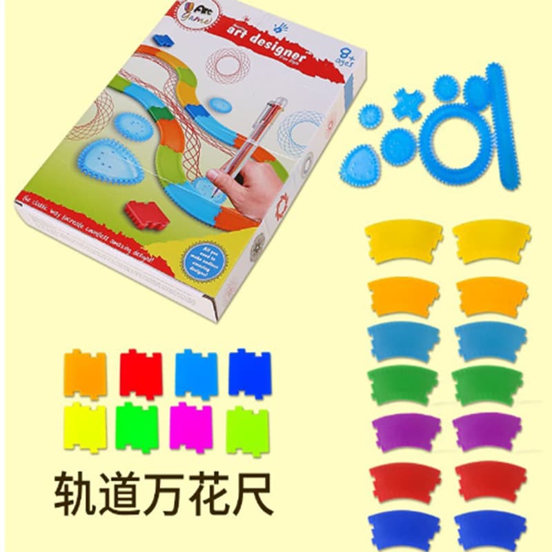 Conjunto de arte infantil mágica variável, pintura de modelo criativo para estudantes, papelaria universal - imagem 5