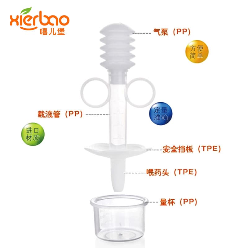 Dispensador de medicamentos infantis, conjunto, seringa, pipeta - imagem 4